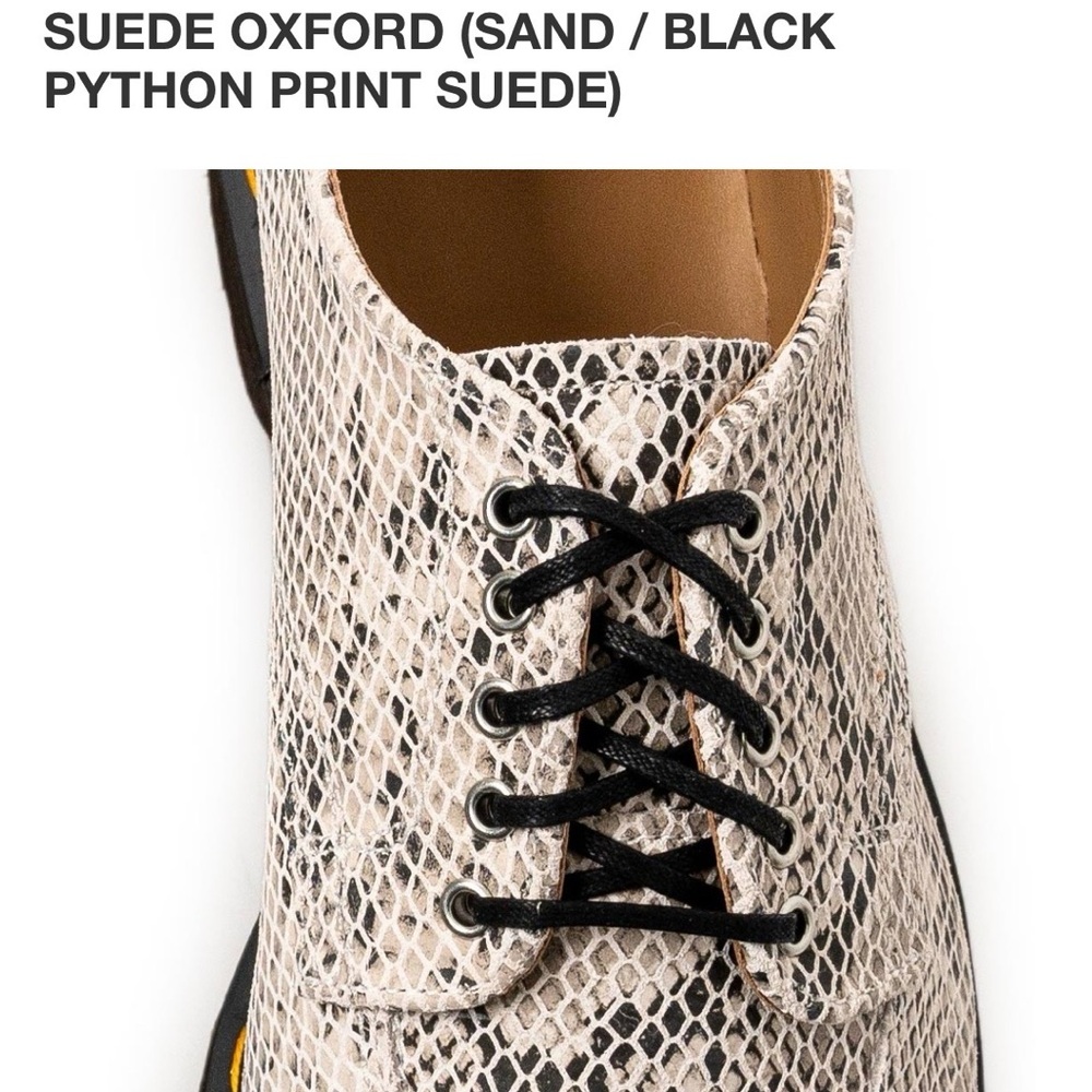 Dr. Martens Python Suede Oxford - Picture 3 of 7